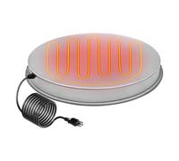 Chauffe-eau pour poulet chauffé, base d'eau de poulet, accessoire de volaille économe en énergie pour canards, oies, bains de naissance