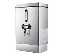 Chauffe-eau professionnel 40 L, en acier inoxydable 304, avec robinet et indicateur de niveau d'eau, température réglable de 30 à 100 °C, pour cafés, familles et bureaux