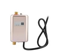 Chauffe-eau Sans Réservoir, Chauffe-eau Instantané, Mini Chauffe-eau Électrique Instantané Sans Réservoir 3000 W, Salle De Bain, Cuisine, Lavage chauffer rapidement(Golden)