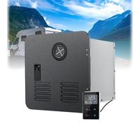 Chauffe-eau sans réservoir for camping-car, système d'eau chaude instantanée à la demande de 65 000BTU,chauffe-eau à gaz de 2,8 GPM avec porte de 15 po x 15 po,for camping-cars(Black)