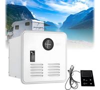 Chauffe-eau sans réservoir for camping-car, système d'eau chaude instantanée à la demande de 65 000BTU,chauffe-eau à gaz de 2,8 GPM avec porte de 15 po x 15 po,for camping-cars(White)