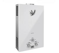 Chauffe-eau SIHAO Au Gpl 8 L Répartition uniforme de la flamme Économie de gaz Longue durée de vie Blanc