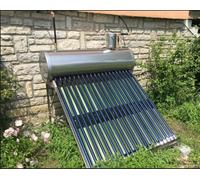 Chauffe-eau solaire thermique 180 L - haut rendement calorifique - Brevet francais - capteurs tubes en verre sous vide