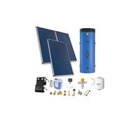 Chauffe-eau solaire toiture incliné 3 capteurs solaires. ballon 300L prod ECS instantanée - - PSOLCHECSPBM33