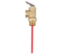Chauffe-eau solaire Valves de sécurité à pression partielle Structure en laiton pour haute température 99 ℃ et pression de 0 à 7 mesures de protection Système de chauffage solaire Valves de sécurité