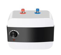 Chauffe-eau sous évier 6 litres résistant à la pression, petit réservoir, protection thermique, chauffe-eau de cuisine, chauffe-eau sous évier résistant à la pression, 1,5 kW blanc