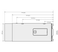 Chauffe-eau thermodynamique Égéo vertical sur socle 200L ATLANTIC 232516
