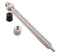 Chauffe-eau tubulaire électrique 220 V DN25/1 pouce, élément chauffant en acier inoxydable 304, 1000 W(With accessoris)