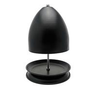 Chauffe-Flamme De Table - Dôme Chauffant en 17,5 X 27 Cm, Tour De Chaleur en Acier, Récipient Thermique Rustique | Émission Thermique Rayonnante Subtile, Chambre De Lueur Ambiante, Utilisation