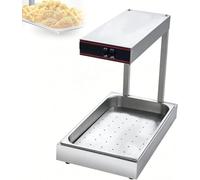Chauffe-Frites 650 W avec Éclairage Intégré, Plage Disolation Thermique De 30 À 110 °c, Conception Démontable, pour Hôtels, Restaurants, Cantines Et Stands De Restauration Rapide.