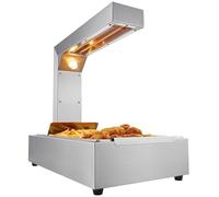 Chauffe-frites professionnel avec double système de chauffage et thermostat pour service alimentaire