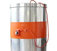 Chauffe-fût en métal, Chauffe-fût en Silicone avec Thermostat Rotatif réglable, Plage de température de 30 à 130 °C, 150 L, 1 520 x 250 cm, 1 700 W