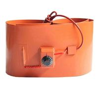 Chauffe-fût en métal, réchauffeur en Silicone 200 L, réchauffeur de Tambour à Huile, avec Thermostat réglable, pour Le Chauffage et Le traçage Thermique,001,20L 860x200 800W