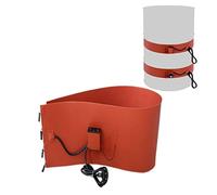 Chauffe-fût métallique, Bande chauffante en silicone for fûts avec thermostat réglable, numérique ou bouton, 20L à 200L(Digital,100L 1200x250 1500W)