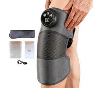 Chauffe-genou Et Masseur Rechargeables - Enveloppement Flexible Avec 5 Réglages De Température Et 3 Modes De Massage | Pour Les Genoux, Les Épaules Ett Less Coudes | Portable Pour L'entretien De La Ma