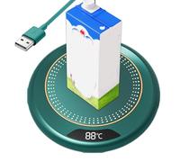 Chauffe-gobelet - 3 niveaux de température - Smart USB Heating Coaster 20 W - Chauffage électrique de table pour thé, boisson au lait, cuisine comestible