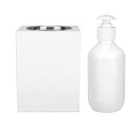 Chauffe-huile de Massage, Chauffe-Biberon d'Huile de Massage Chauffe-Bouteille D'huile avec Carafe en Verre Bouteille Unique Réglable Chauffe-huile à Chaleur Rapide