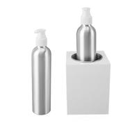 Chauffe-huile de Massage, Chauffe-lotion Professionnel à Chauffage Rapide avec 2 Bouteilles en Aluminium, Chauffe-huile de Massage pour Massothérapeutes (Prise UE)