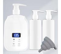 Chauffe-huile de massage pour spa Huile de massage Distributeur de 2 bouteilles et chauffe-lotion Chauffe-biberon en gel Chauffe-biberon de salon Chauffe-biberon d'huile de massage