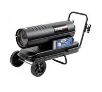 Chauffe-huile DEDRA 20 kW haute performance avec thermostat, châssis et roues - Mobile, efficace et robuste pour atelier, entrepôt et chantier
