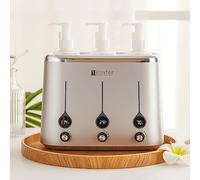 Chauffe-huile Master Massage Gen-II : Chauffage rapide et efficace à 3 bouteilles pour huiles et lotions (chauffe jusqu'à 60 °C) - Design moderne et élégant pour massage et usage personnel