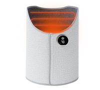 Chauffe-jambes de dessous de bureau - enroulable en polyester réglable à 5 niveaux | Radiateur pliable pour maison, bureau, voyage, camping, chambre, tente et utilisation intérieure/extérieure