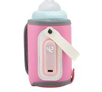 Chauffe-lait Portable - Isolation Chauffante Rapide, Mousseur À Lait Et Cuiseur Vapeur USB, Design Compact Et Léger, Couvercle Chauffe-biberon Réglable Avec Écran LCD Fabriqué Avec Une Isolation De Ha