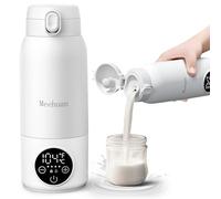 Chauffe-lait portable pour voyage, grande capacité de 500 ml, chauffage rapide de 2 minutes pour lait maternel, formule et eau, contrôle précis de la température IPX6, design lavable,
