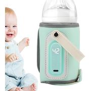 Chauffe-lait pour bébé, Sac chauffe-biberon USB portable, Couverture isolante pour biberon, conservation de la chaleur, manchon chauffant à chauffage rapide pour les voyages, la conduite et Fukamou