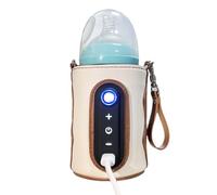 Chauffe-lait pour lait maternel - Arrêt automatique USB - Pour biberon de lait, chauffe-biberon de voyage pour lait maternel - Pour réchauffer les aliments pour bébé, l'eau et