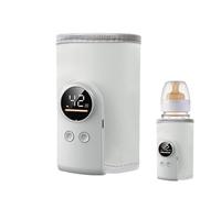 Chauffe-lait USB USB - 1 biberon portable | Lait de contrôle précis de la température pour voyage Camping maison voiture alimentation pépinière matériel professionnel haute résistance robuste Durable
