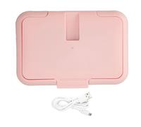 Chauffe-linge pour bébé, température constante, chauffage uniforme, chauffe-linge portable USB, rose
