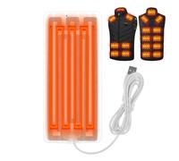 Chauffe-linge USB 5 V - Coussin électrique rechargeable avec chauffage rapide, accessoires de vêtements d'hiver pour sous-vêtements, gants, vêtements, abdomen, ceinture, semelles intérieures Teksome