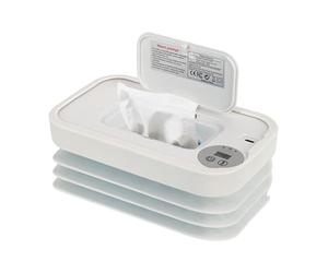 Chauffe-Lingettes Bébé | Chauffeur Et Distributeur De Lingettes Lavables Pliable - Accessoire Bébé USB pour Camping-Car et Road Trip
