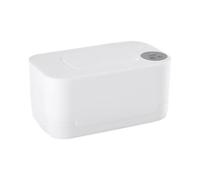 Chauffe Lingettes Bébé Portable pour Changes Nocturnes à Maison | Plastique Blanc, Conservation de L’humidité, Usage Facile, pour Parents et Soignants, Lingettes Humides
