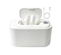 Chauffe-Lingettes Diffuseur De Chaleur Enveloppante, 3 Réglages Température | Grande Capacité Chauffe-Lingettes Humides Alimenté Par USB Pour garçon, fille, maman, papa, salle de bain, hiver, nuit Blanc