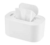 Chauffe-lingettes et distributeur de lingettes humides pour bébé Chauffage intelligent à température réglable Chargement de voiture sans fil pour cadeaux de fête de naissance (White)