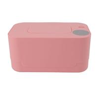 Chauffe-lingettes humides, portable, distributeur intelligent de lingettes pour bébé, avec contrôle de la température pour l'intérieur et l'extérieur (température constante rose)