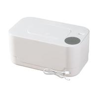 Chauffe-lingettes portable compact de 20 cm, chauffe-lingettes thermostatiques avec chargement USB, chauffe-serviettes pratique pour la maison, la crèche, la chambre, les voyages, les serviettes