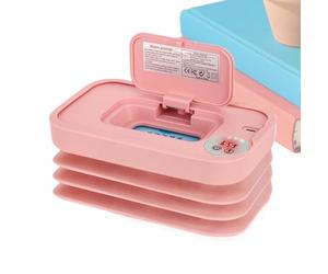 Chauffe-Lingettes Pour Bébé 3 modes de chauffage, chauffage rapide, | Distributeur Chauffe-lingettes Portable Nomade Sans Fil pour Camping Voiture Trajets Routiers