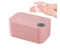 Chauffe-lingettes pour bébé, Chauffe-lingettes veilleuse USB distributeur de lingettes chauffage rapide, Fournitures pour bébé porte-lingette sans fil avec affichage de la température température cons