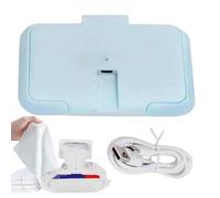 Chauffe-lingettes pour bébé - Distributeur de lingettes légères Chauffe-lingettes pour bébé - Distributeur multifonctionnel de lingettes humides, chargeur USB, boîte chauffante de serviettes