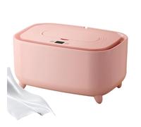 Chauffe-lingettes pour bébé - Récipient à lingettes chaudes avec chargement USB, boîte d'isolation chauffée uniformément, fournitures pour bébé pour peaux sensibles, voyage d'affaires, voiture, crèche