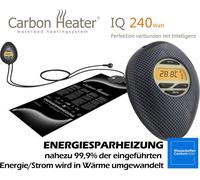 Chauffe-lit à eau Carbon Heater IQ - 240 Watt - T.B.D chauffage numérique intelligent à économie d'énergie