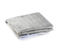 Chauffe-lit électrique 1 personne DOMO - 6 Niveaux de chaleur - Molleton de flanelle - 150x80 cm - Gris