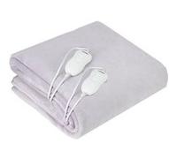 Adler Chauffe-lit électrique double AD-7426, 120 W, 3 niveaux, lavable, 150 x 160 cm, perle
