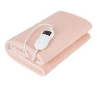 Camry Couverture chauffante CR-7423 – Polyester 150 x 80 cm, 60 W, 8 niveaux, minuterie, beige