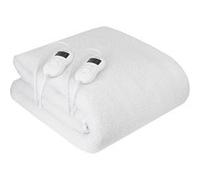 Chauffe-lit électrique 160x180cm 8 température minuteur Lavable 170W, Camry, CR 7421, 170, Blanc Blanc G