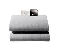 Chauffe-lit réglable - Couvre-matelas chauffant électrique, 5 réglages de température avec minuterie, coussin doux matelassé, design économe en énergie | Matelas électrique chauffant idéal pour les vo