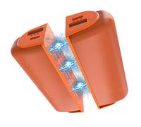 Chauffe Main Rechargeable - 10000mAh Réutilisable, Batterie électrique Portable pour l'hiver et l'extérieur (Orange)